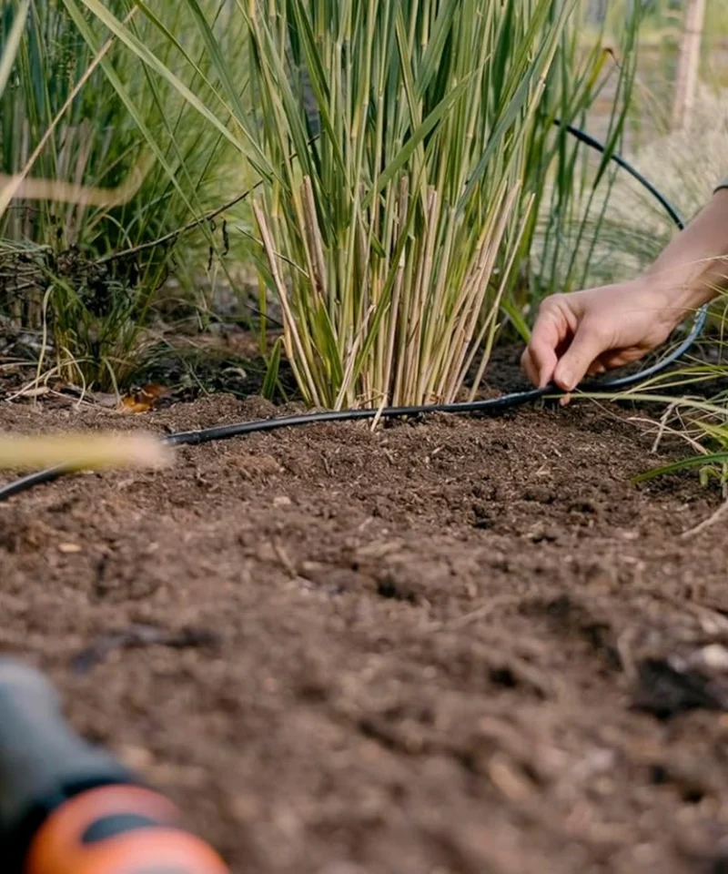 Montaža Gardena Micro-Drip sistema za kapljično zalivanje zelenjavnega vrta